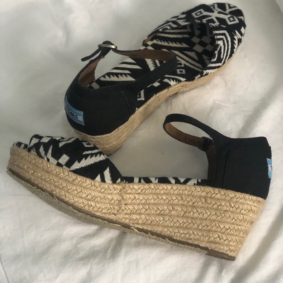 Wedges canvas straw - Picture 2 of 5